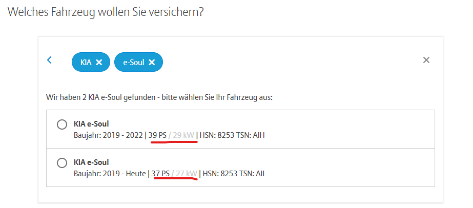 kfz versicherung e auto
